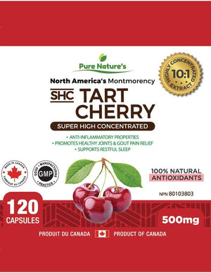 
                  
                    Tart Cherry | x10 | 500mg - PNC Pure Natures Canada
                  
                