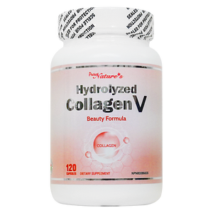 
                  
                    Hydrolyzed Marine Collagen V - 120 Capsules - PNC Pure Natures Canada
                  
                